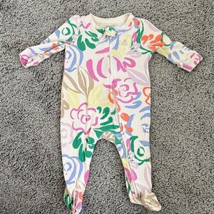 GAP Multicolor Floral Kids Footie